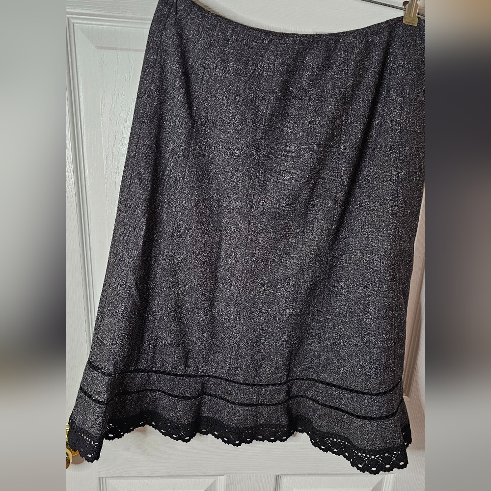 East 5th Petite Skirt With Crochet Trim Size 10P